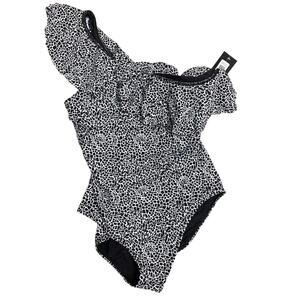 Frederick's Of Hollywood Swimsuit Women's 2X Hawaiian Heatwave One Shoulder NEW